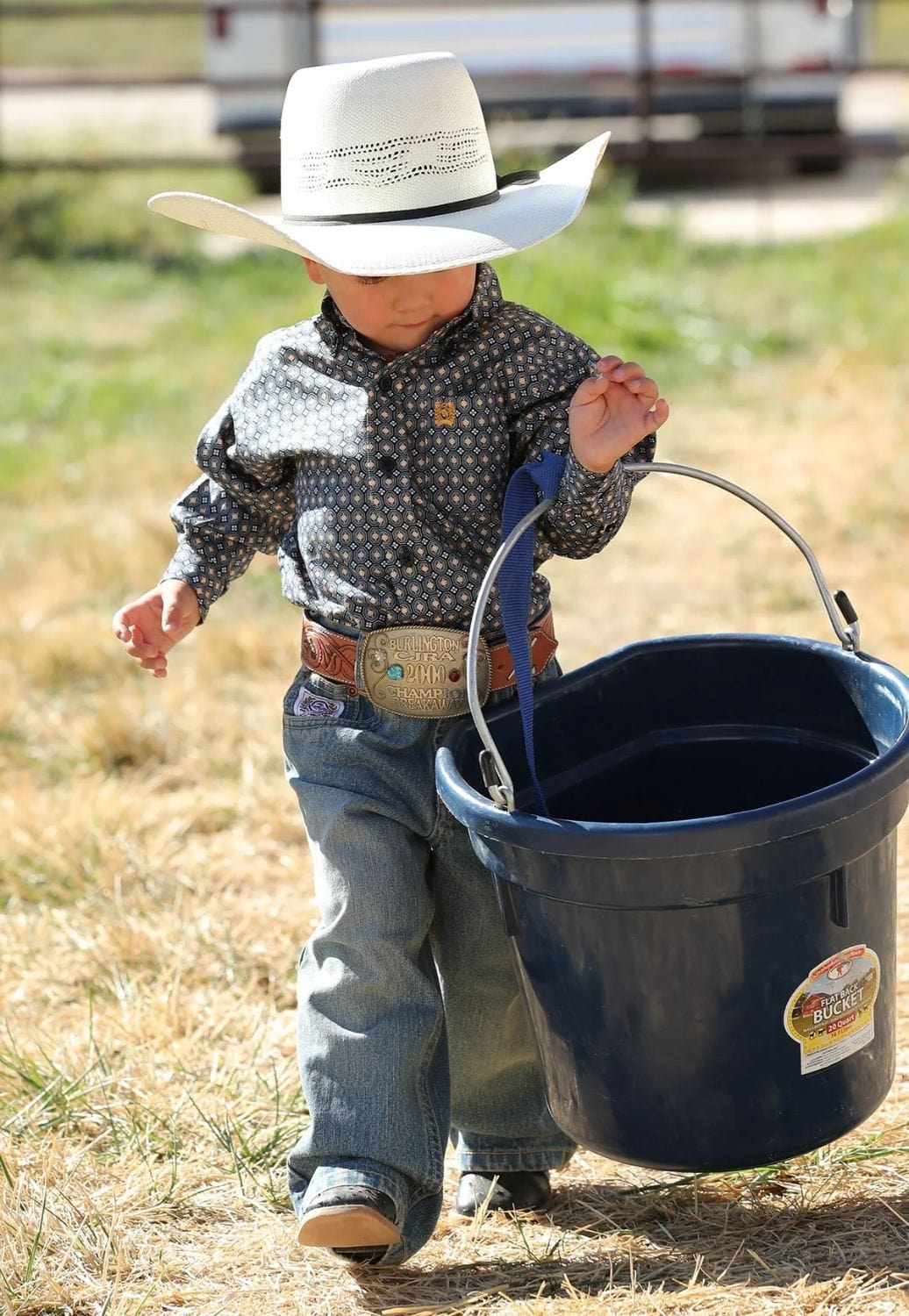 Cinch CLOTHING-Boys Long Sleeve Shirts Cinch Baby Boys Medallion Print Button Down Long Sleeve Shirt