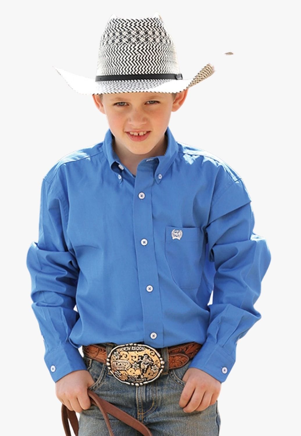 Cinch CLOTHING-Boys Long Sleeve Shirts Cinch Boys Classic Long Sleeve Shirt