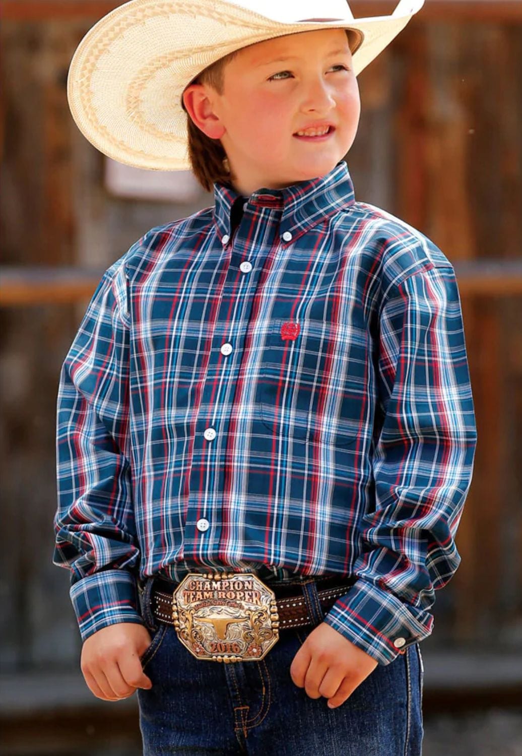 Cinch CLOTHING-Boys Long Sleeve Shirts Cinch Boys Long Sleeve Shirt