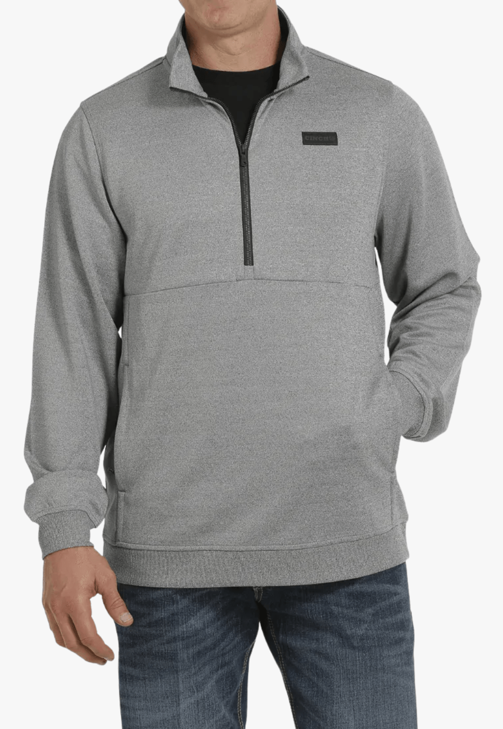 Cinch CLOTHING-Mens Pullovers Cinch Mens 1/2 Zip Pullover