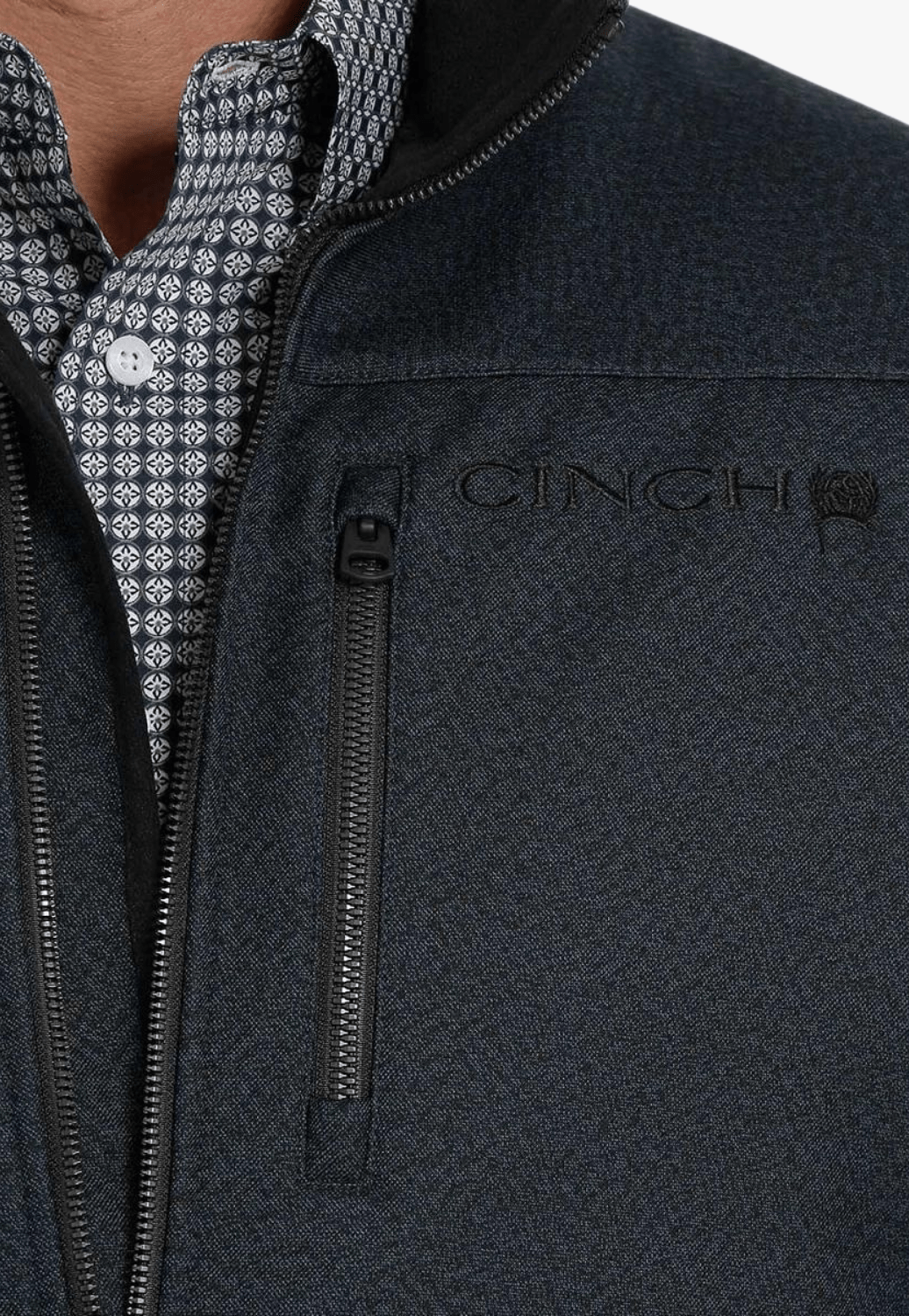 Cinch CLOTHING-Mens Vests Cinch Mens Bonded Vest