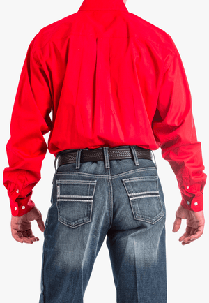Cinch CLOTHING-Mens Long Sleeve Shirts Cinch Mens Classic Fit Long Sleeve Shirt