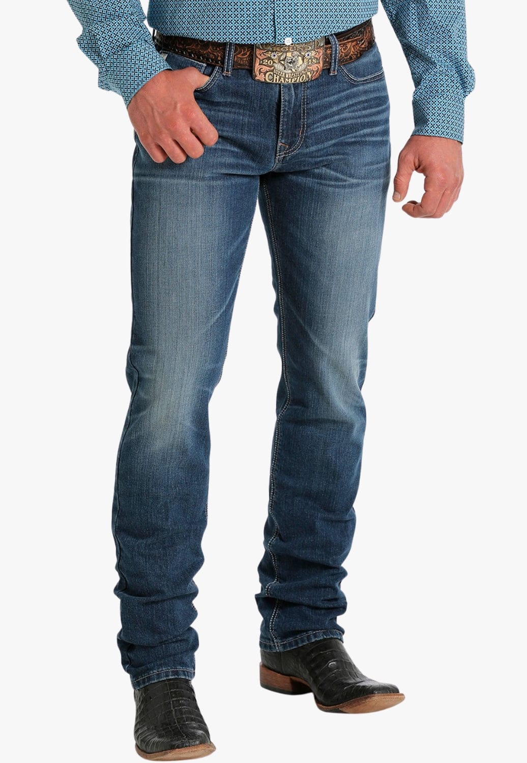 Cinch CLOTHING-Mens Jeans Cinch Mens Jesse Slim Straight Jeans