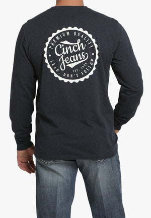 Cinch CLOTHING-Mens Long Sleeve Shirts Cinch Mens Logo Long Sleeve Shirt
