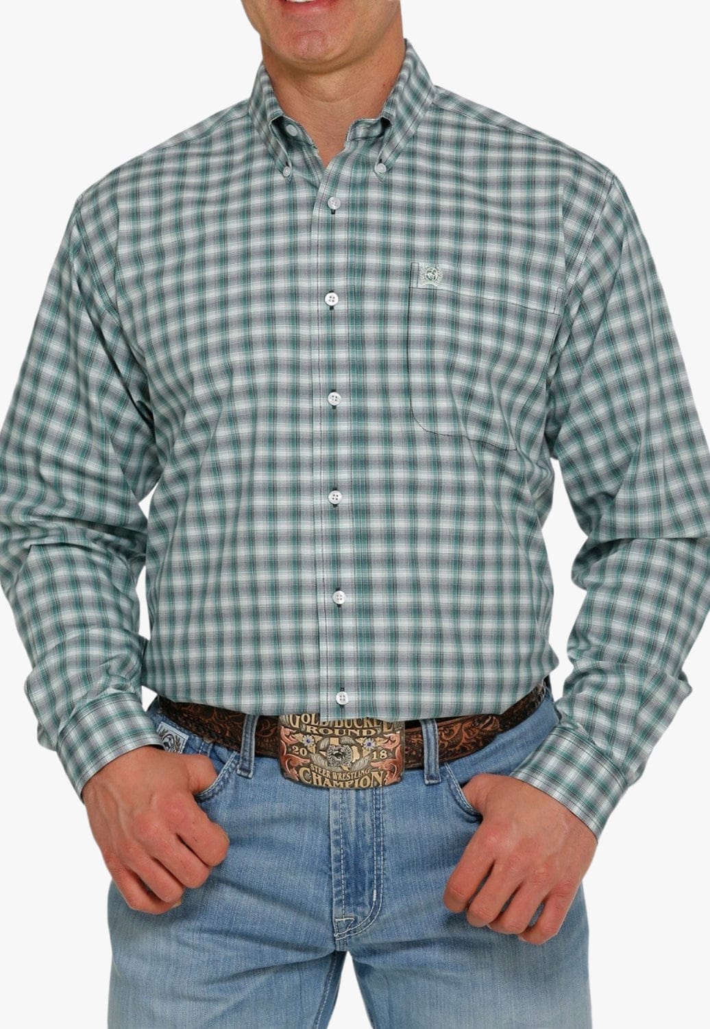 Cinch CLOTHING-Mens Long Sleeve Shirts Cinch Mens Long Sleeve Shirt