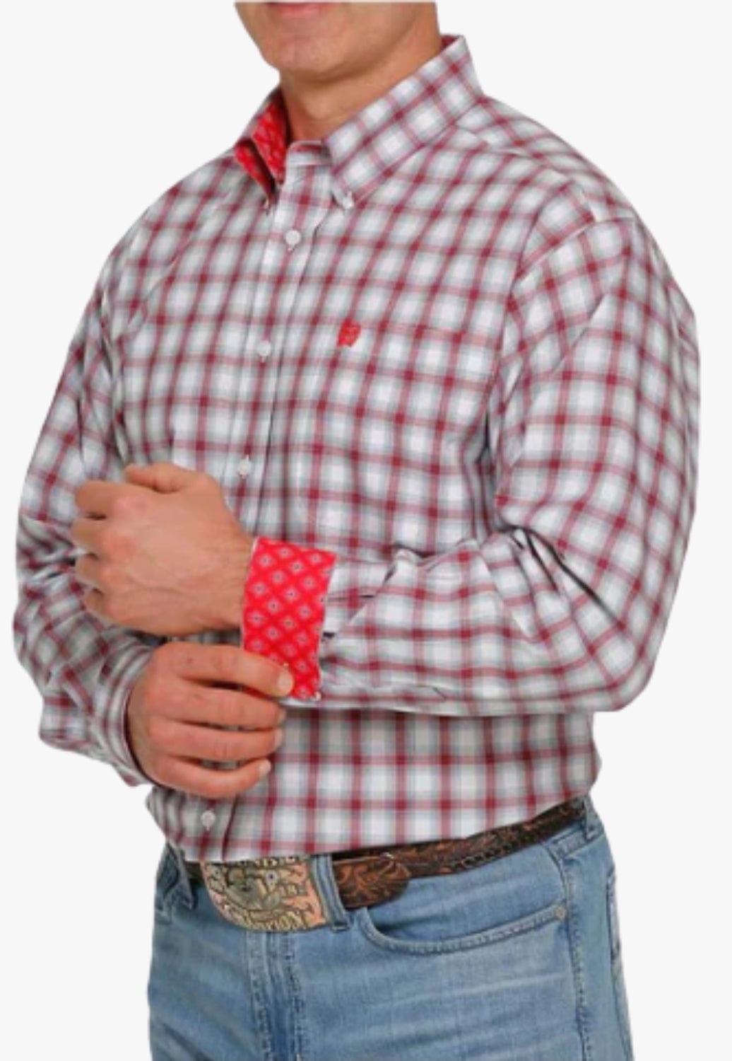 Cinch CLOTHING-Mens Long Sleeve Shirts Cinch Mens Long Sleeve Shirt