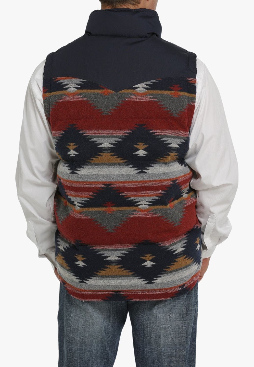 Cinch CLOTHING-Mens Vests Cinch Mens Quilted Southwest Vest