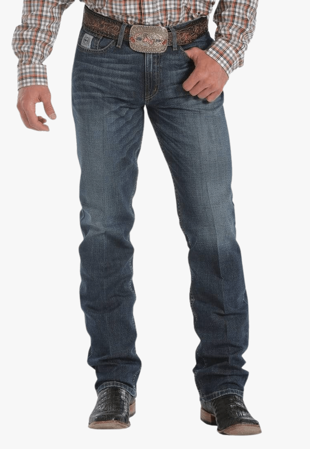 Cinch CLOTHING-Mens Jeans Cinch Mens Silver Label Slim Fit Jean MB98034006