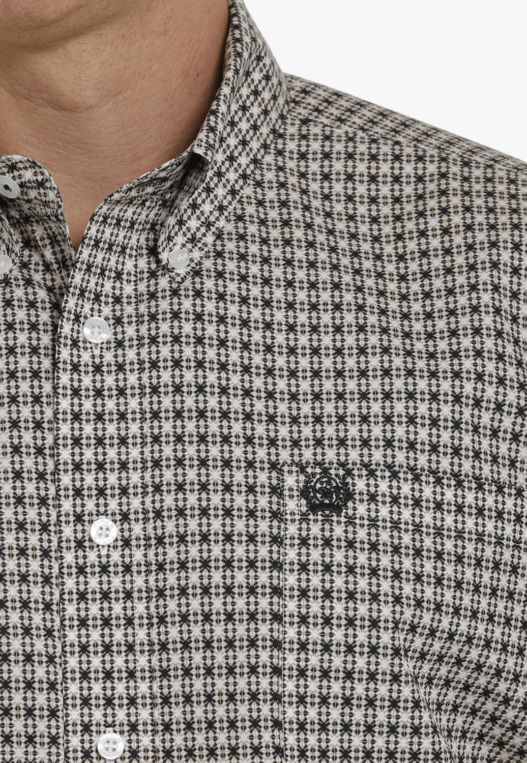 Cinch CLOTHING-Mens Long Sleeve Shirts Cinch Mens Western Long Sleeve Shirt