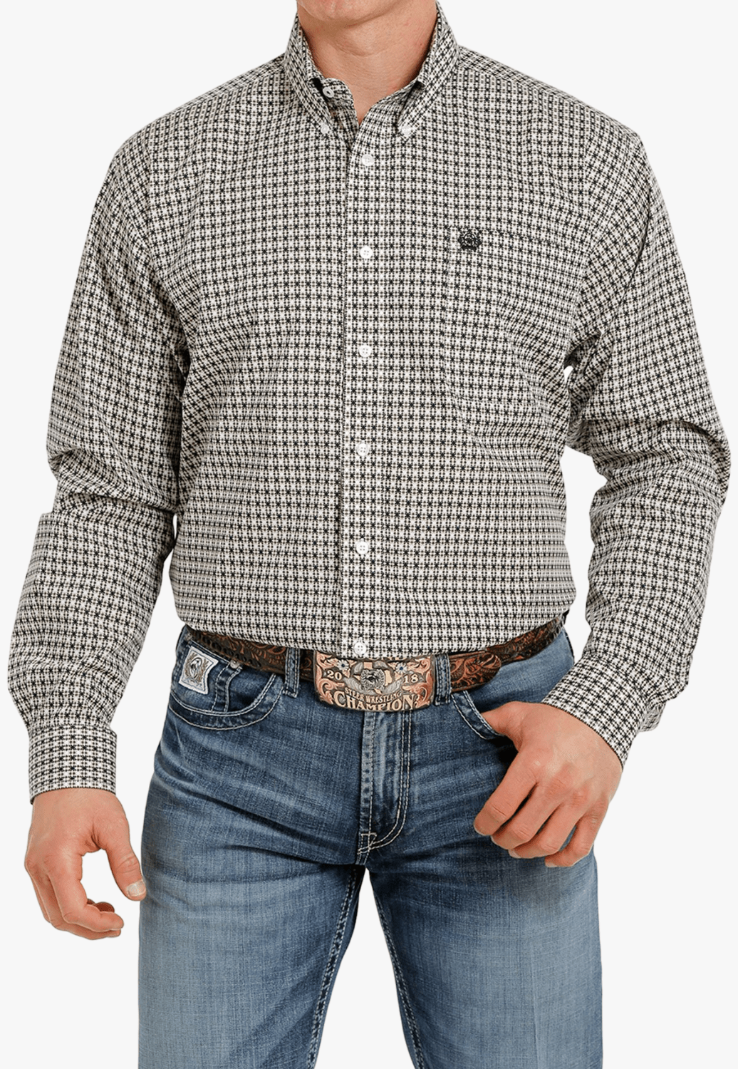Cinch CLOTHING-Mens Long Sleeve Shirts Cinch Mens Western Long Sleeve Shirt