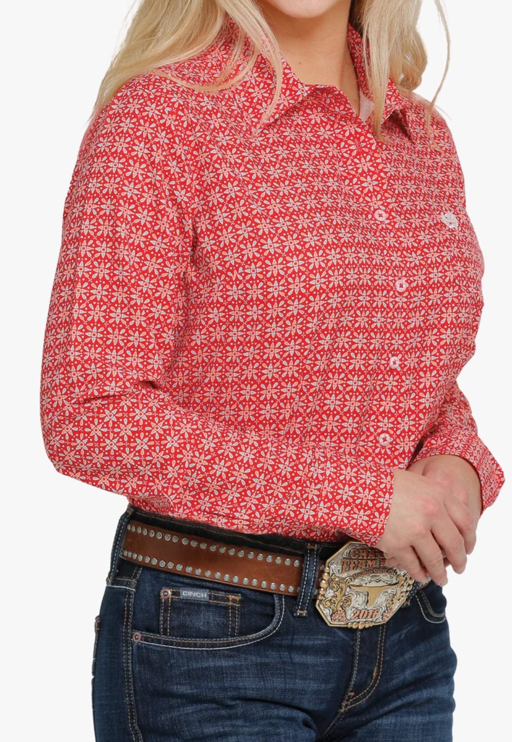 Cinch CLOTHING-Womens Long Sleeve Shirts Cinch Womens Long Sleeve Shirt
