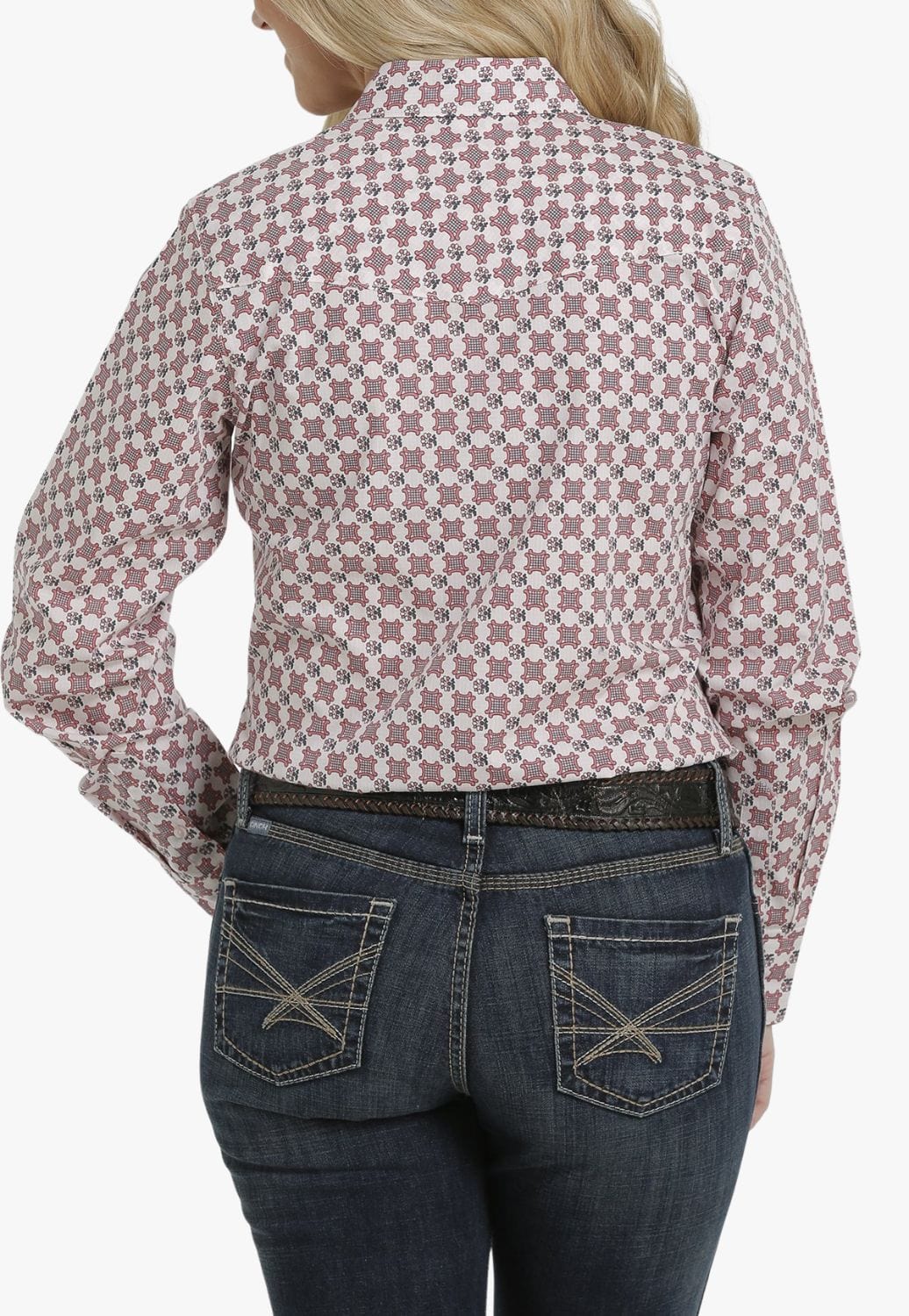 Cinch CLOTHING-Womens Long Sleeve Shirts Cinch Womens Snap Front Long Sleeve Shirt