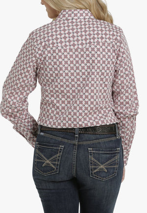 Cinch CLOTHING-Womens Long Sleeve Shirts Cinch Womens Snap Front Long Sleeve Shirt