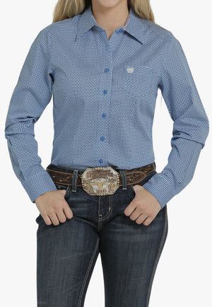 Cinch CLOTHING-Womens Long Sleeve Shirts Cinch Womens Stretch Long Sleeve Shirt