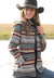 Cruel Girl CLOTHING-Womens Jackets Cruel Girl Womens Blanket Stripe Tweed Jacket