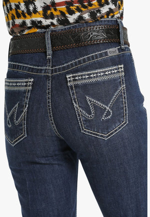 Cruel Girl CLOTHING-Womens Jeans Cruel Girl Womens Hayley Mid Rise Trouser Jean