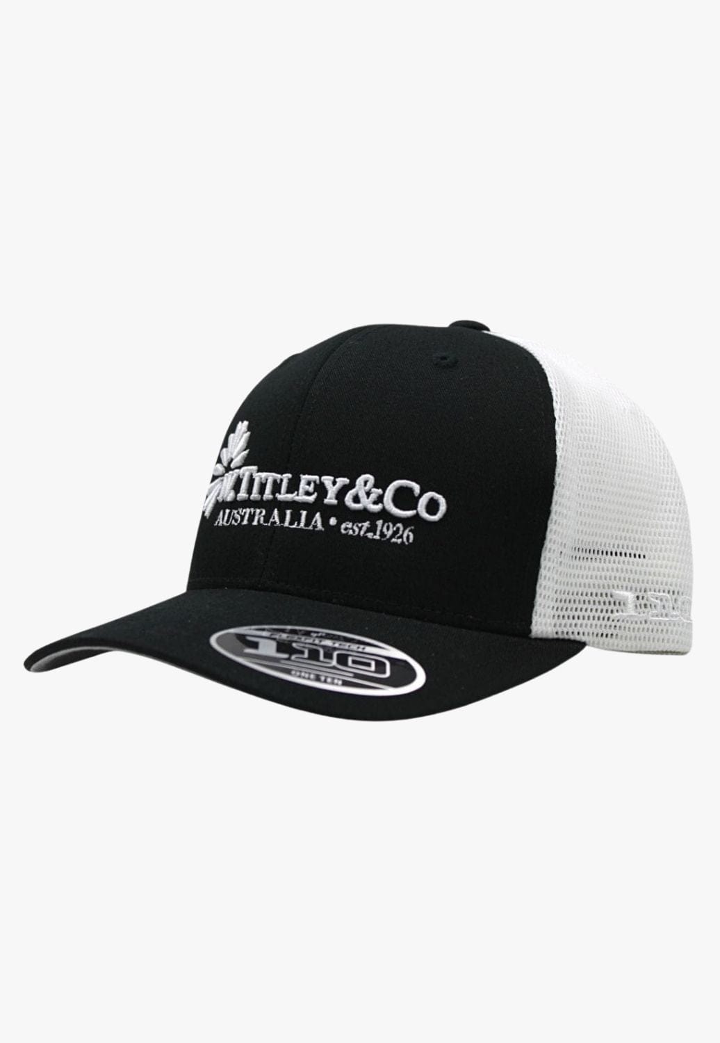 Flexfit HATS - Caps Black/White W. Titley & Co FlexFit Cap