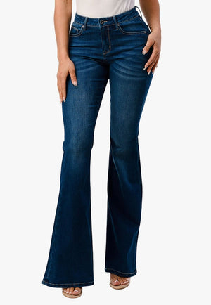 Grace In LA CLOTHING-Womens Jeans Grace In LA Womens Basic Flare Jean