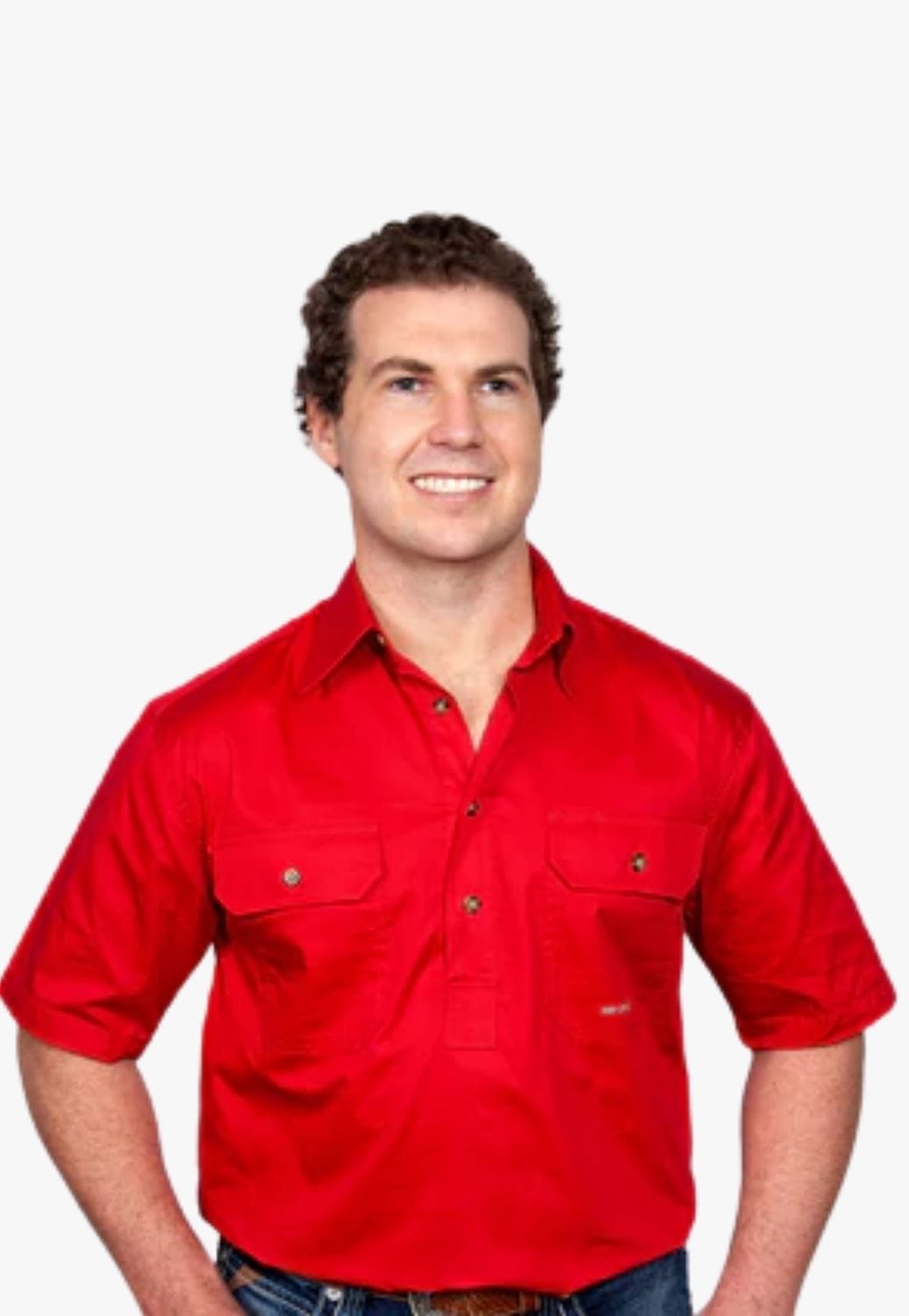 Just Country CLOTHING-Mens Short Sleeve Shirts Just Country Mens Adam Work Shirt