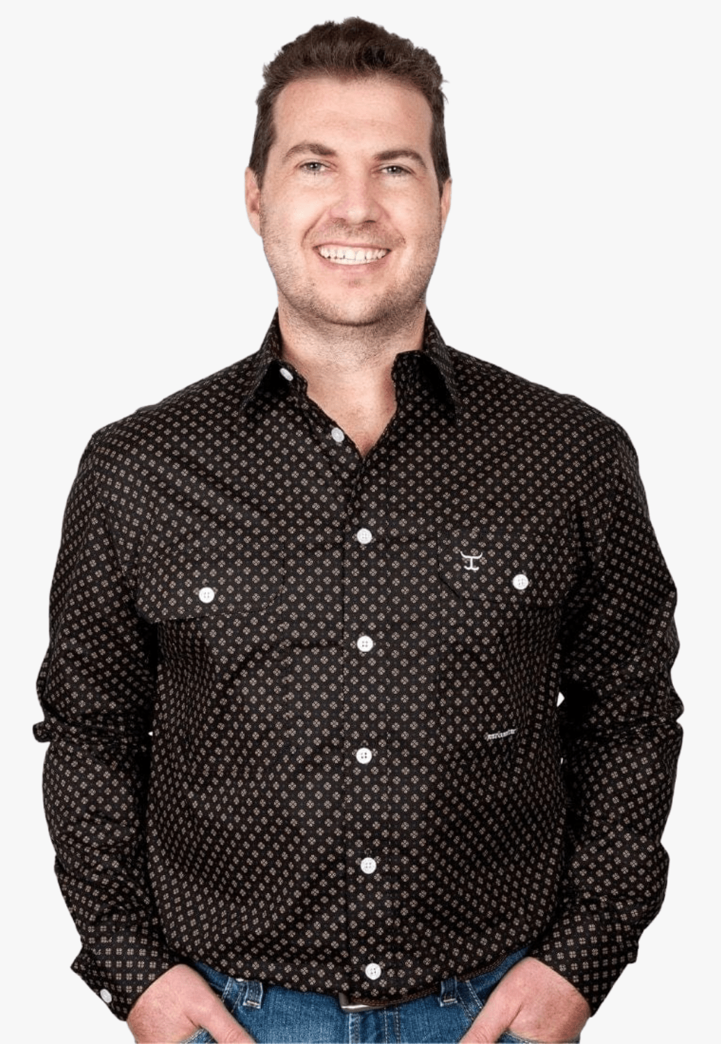 Just Country CLOTHING-Mens Long Sleeve Shirts Just Country Mens Austin Long Sleeve Shirt