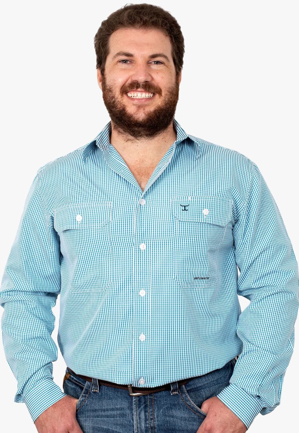 Just Country CLOTHING-Mens Long Sleeve Shirts Just Country Mens Austin Long Sleeve Shirt