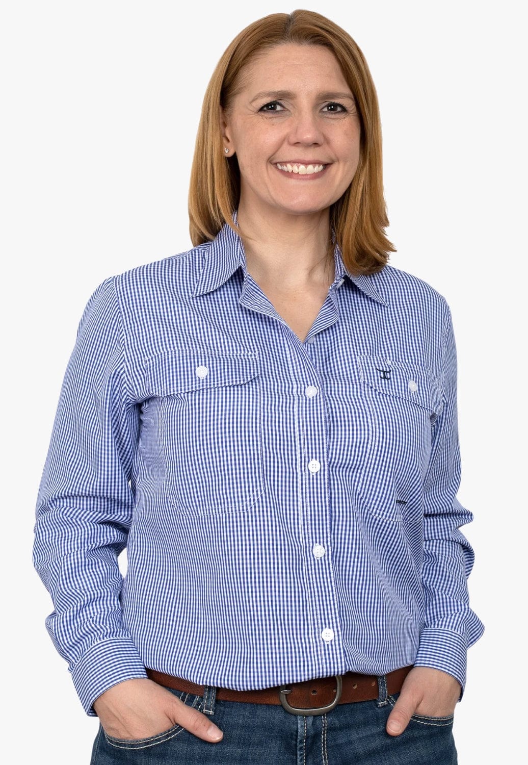 Just Country CLOTHING-Womens Long Sleeve Shirts Just Country Womens Abbey Long Sleeve Shirt