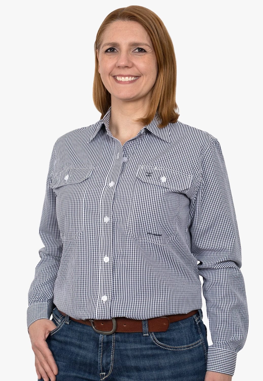 Just Country CLOTHING-Womens Long Sleeve Shirts Just Country Womens Abbey Long Sleeve Shirt