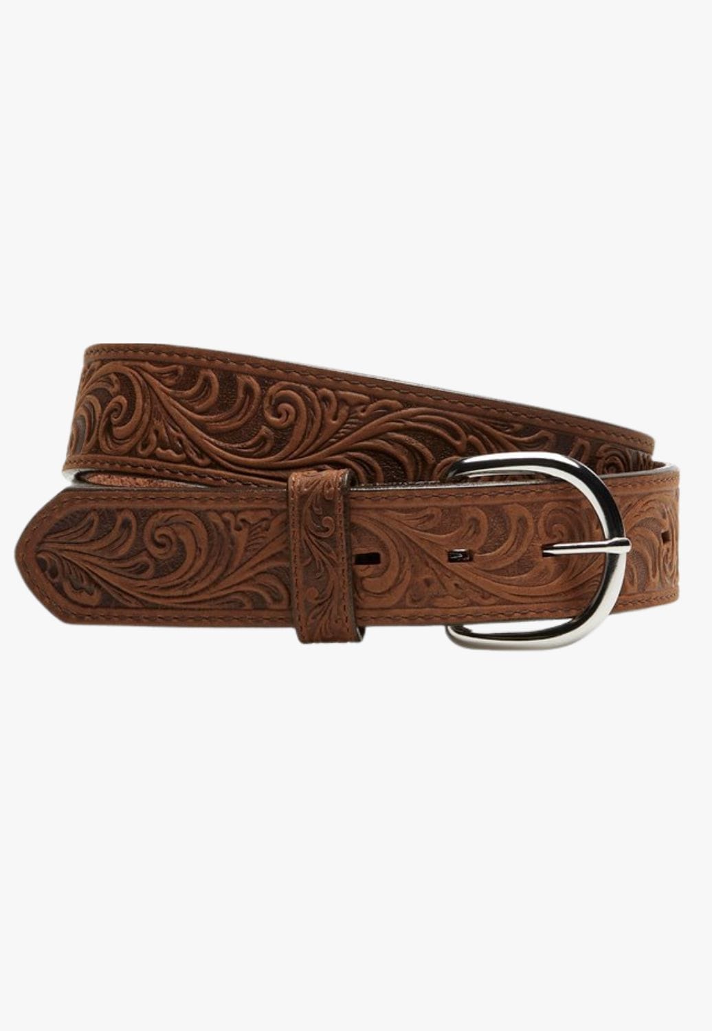 Justin CLOTHING-Mens Belts & Braces Justin Mens Western Scroll Belt
