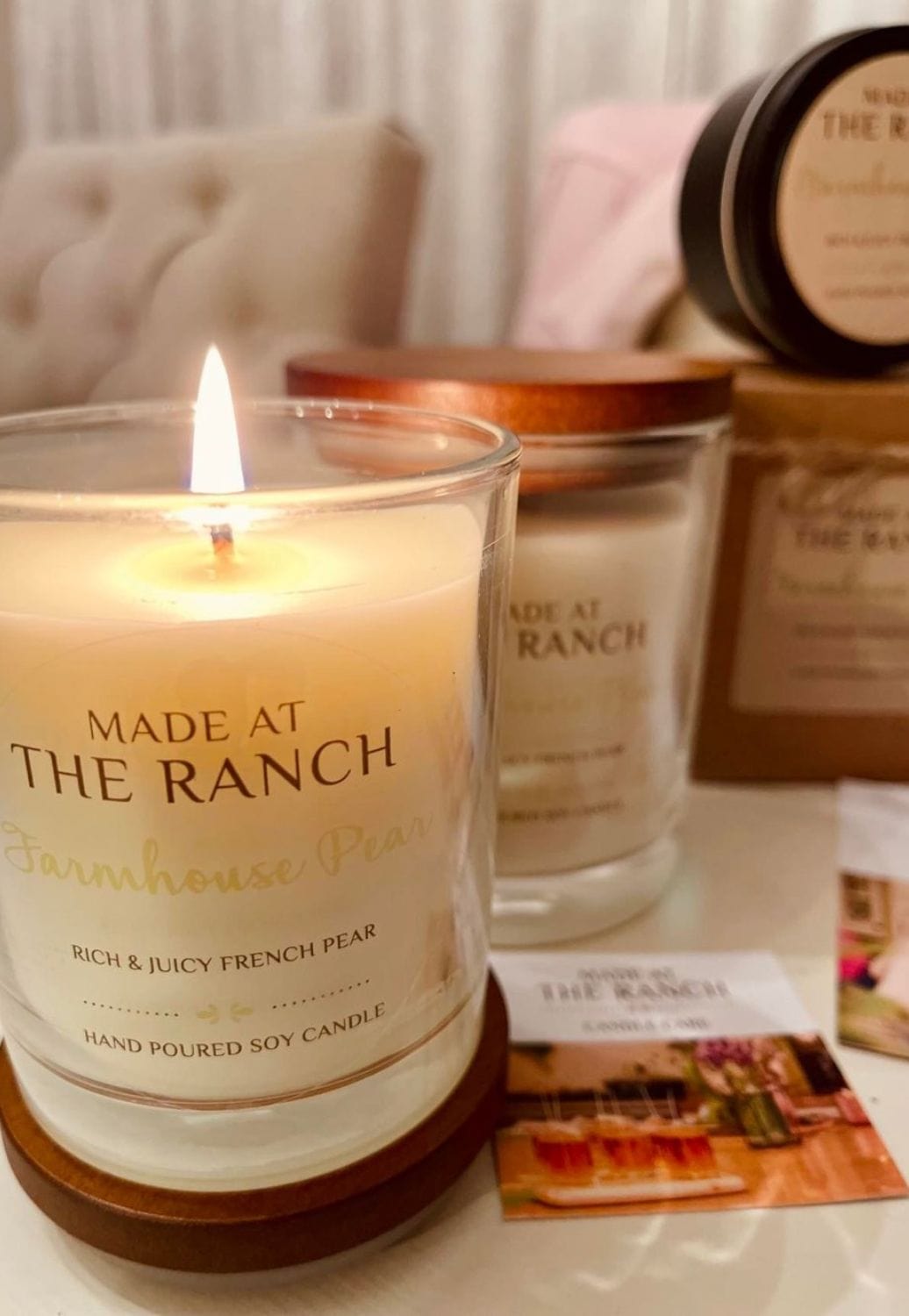 Made at The Ranch Homewares - General Made at The Ranch Farmhouse Pear Candle