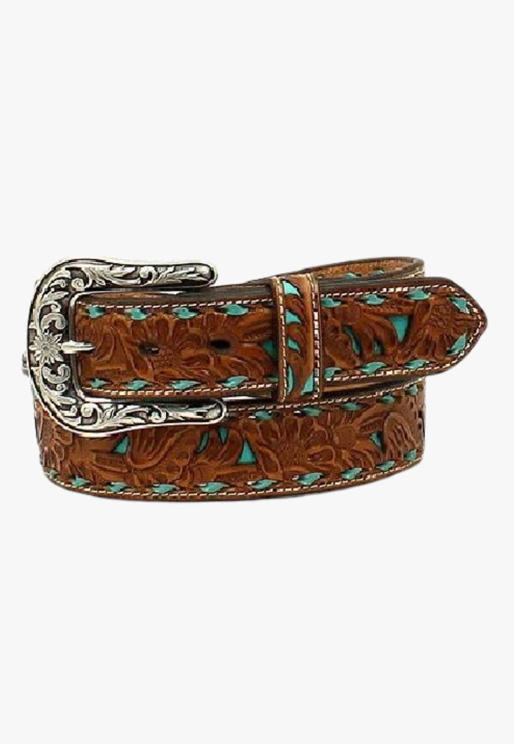 NOCONA CLOTHING-Womens Belts Nocona Womens Tooled Belt