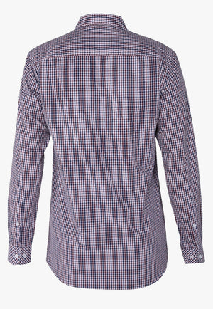 Pilbara CLOTHING-Mens Long Sleeve Shirts Pilbara Mens Check Long Sleeve Shirt