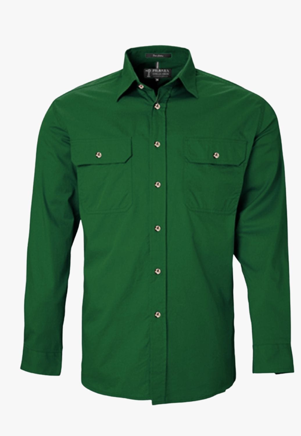 Pilbara WORKWEAR - Mens Shirts Pilbara Mens Open Front Shirt RM500BT