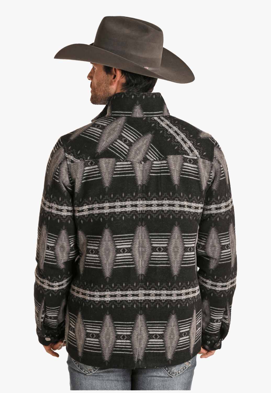 Powder River CLOTHING-Mens Jackets Powder River Mens Aztec Jacket
