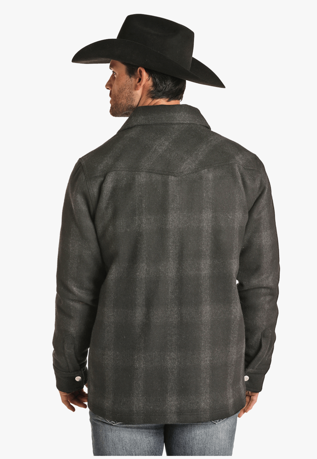 Powder River CLOTHING-Mens Jackets Powder River Mens Plaid Jacket