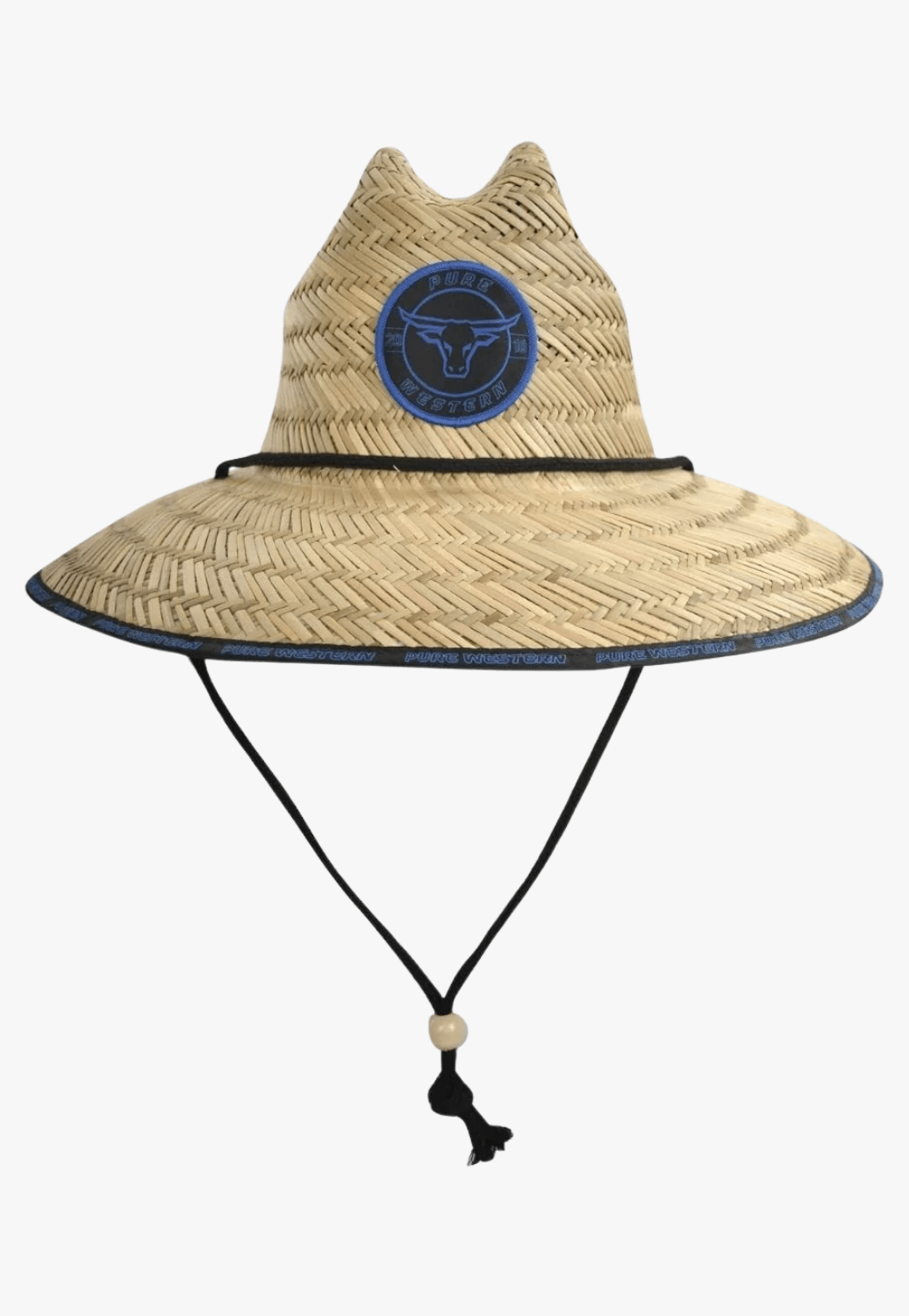 Pure Western HATS - Straw Pure Western Adults Rodeo Print Straw Hat