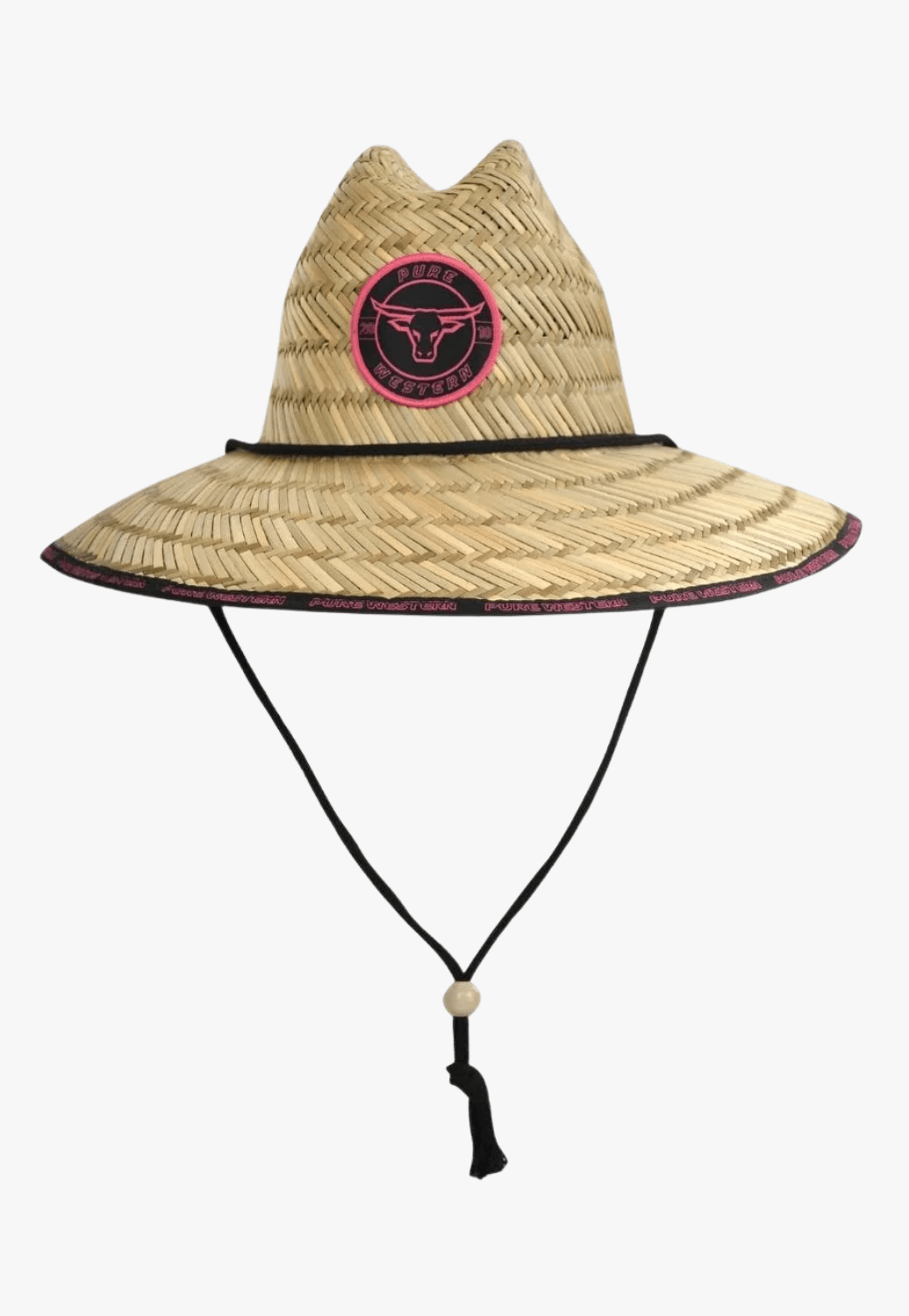 Pure Western HATS - Straw Pure Western Adults Rodeo Print Straw Hat