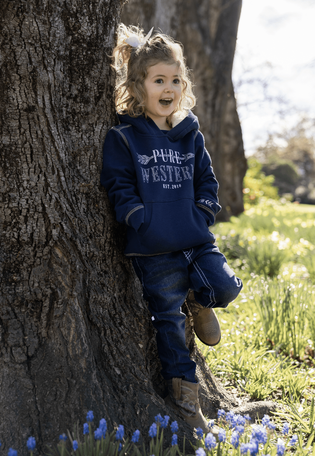 Pure Western CLOTHING-Girls Pullovers Pure Western Girls Ginger Hoodie