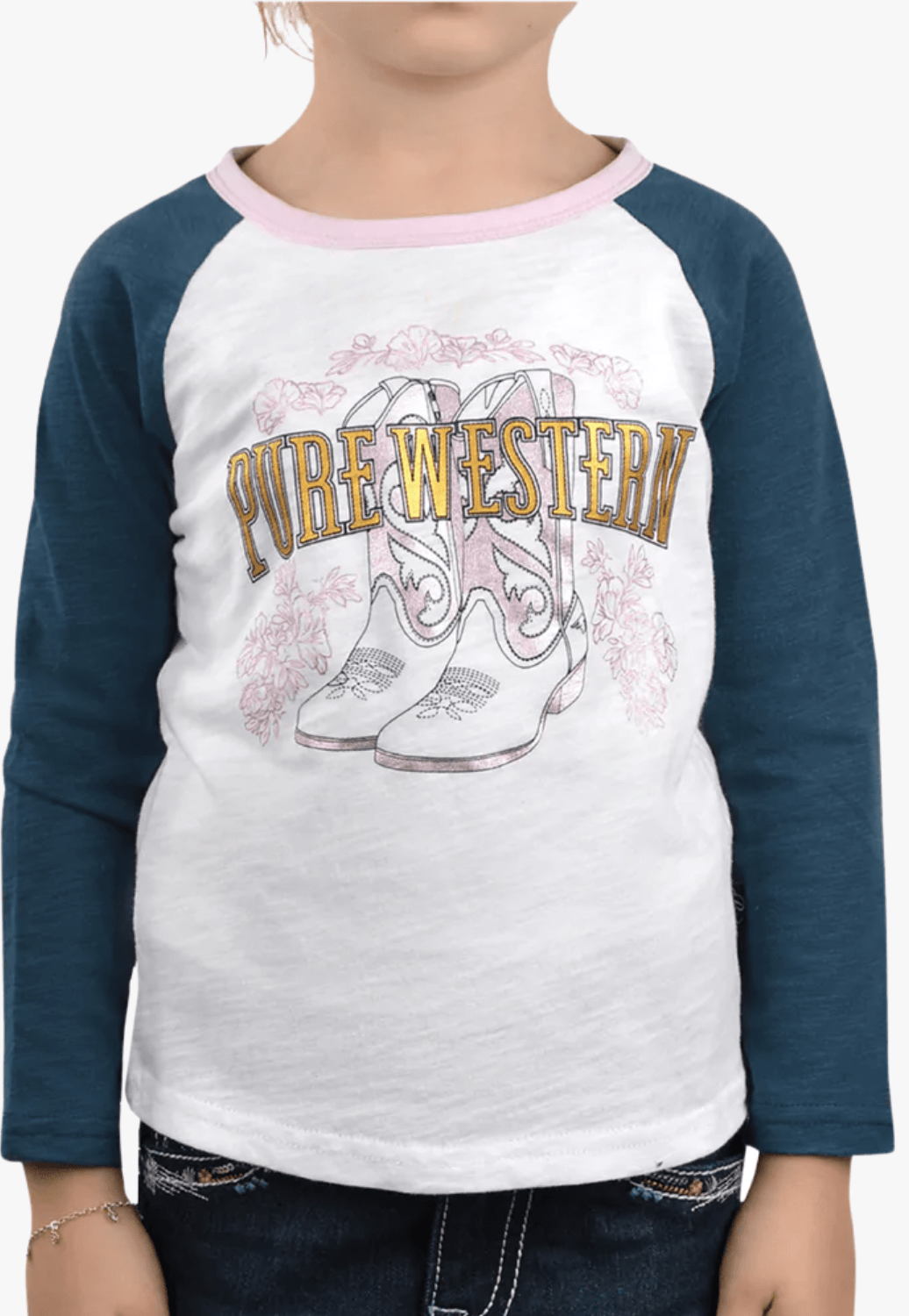 Pure Western CLOTHING-Girls T-Shirts Pure Western Girls Jackie T-Shirt