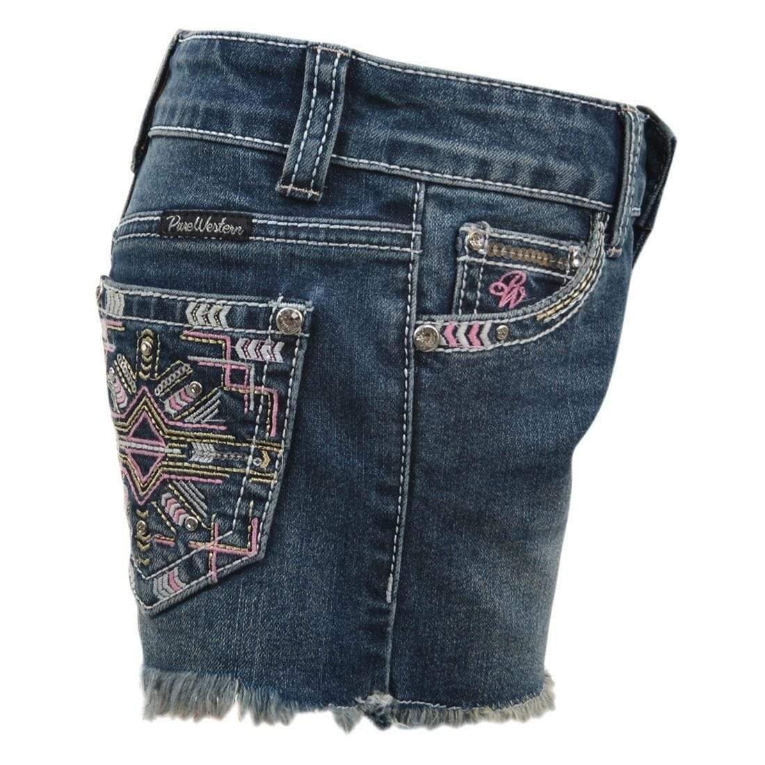 Pure Western CLOTHING-Girls Shorts Pure Western Girls Rochelle Short