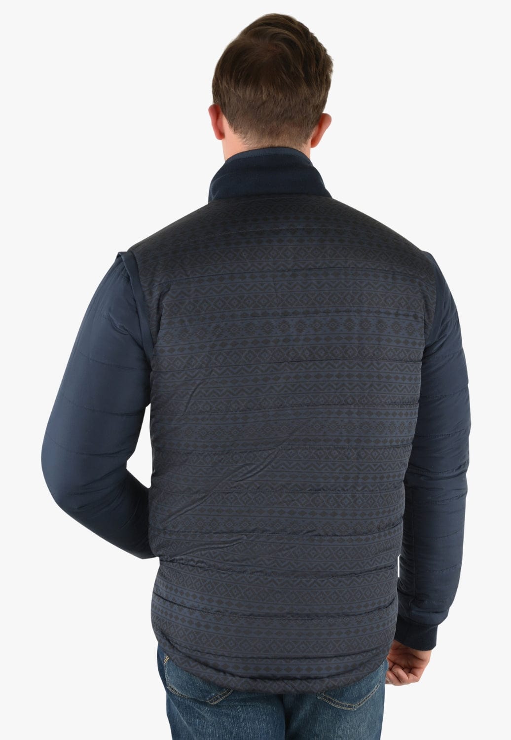 Pure Western CLOTHING-Mens Jackets Pure Western Mens Patterson Reversible Jacket