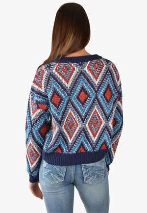 Pure Western CLOTHING-Womens Pullovers Pure Western Womens Geneva Knit