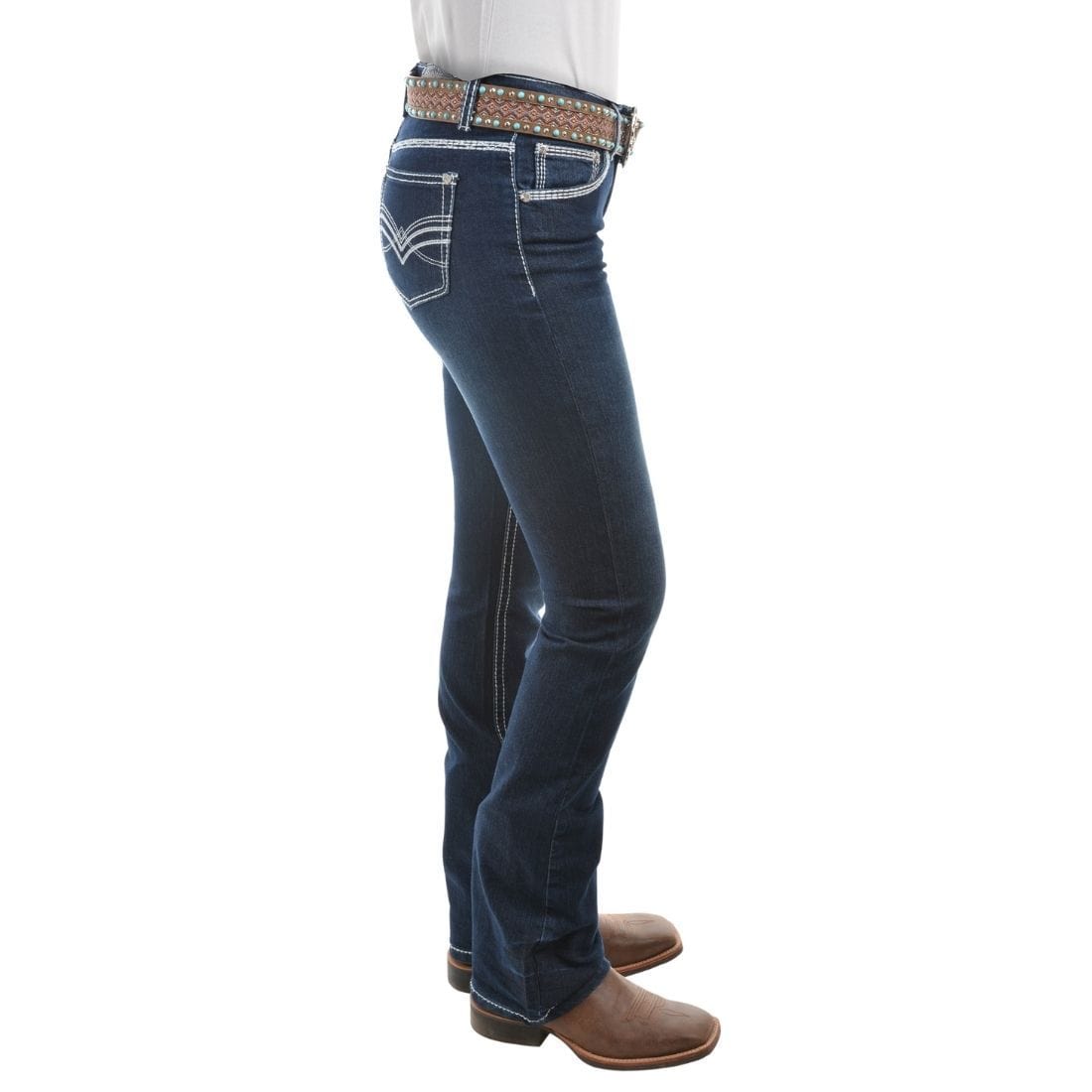 Pure Western CLOTHING-Womens Jeans Pure Western Womens Hannah Jean - 32 Leg