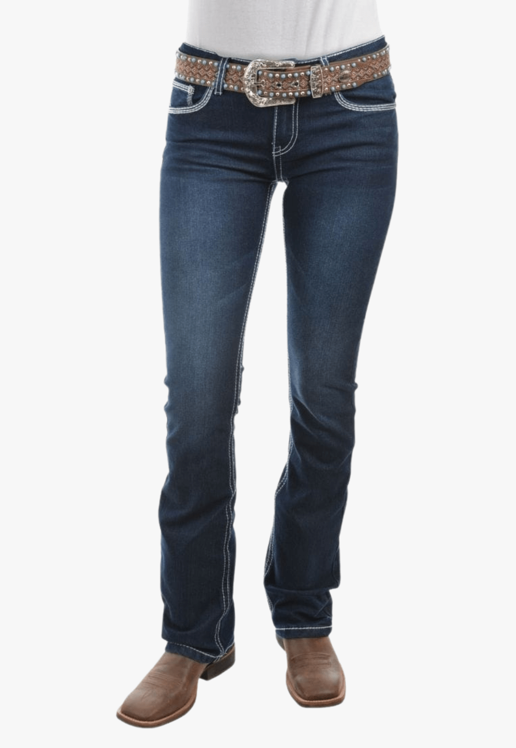 Pure Western CLOTHING-Womens Jeans Pure Western Womens Hannah Jean - 32 Leg