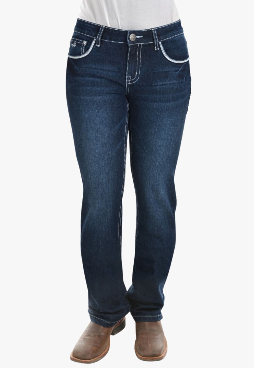 Pure Western CLOTHING-Womens Jeans Pure Western Womens Nancy Jean - 34 Leg