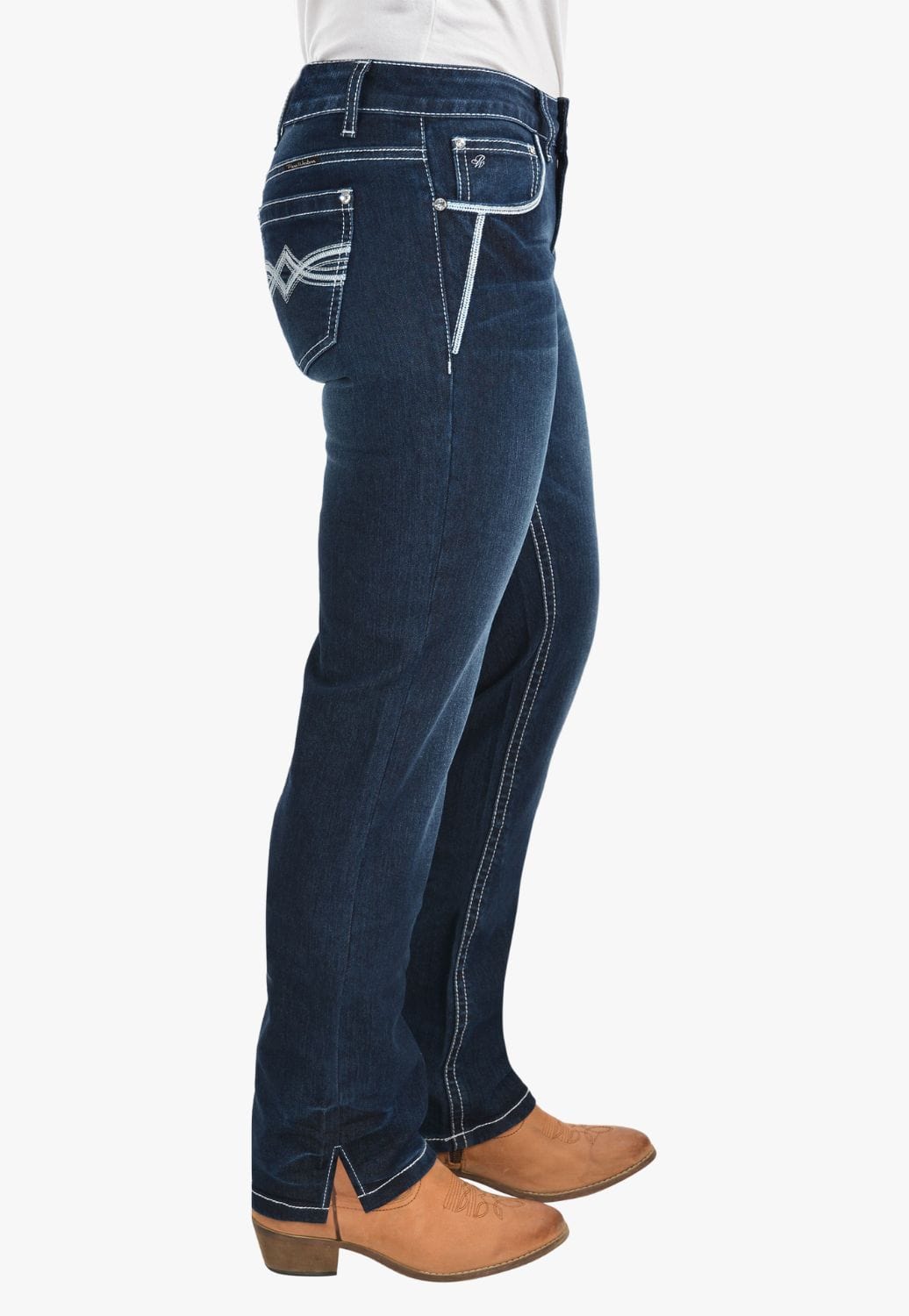 Pure Western CLOTHING-Womens Jeans Pure Western Womens Nancy Jean - 34 Leg