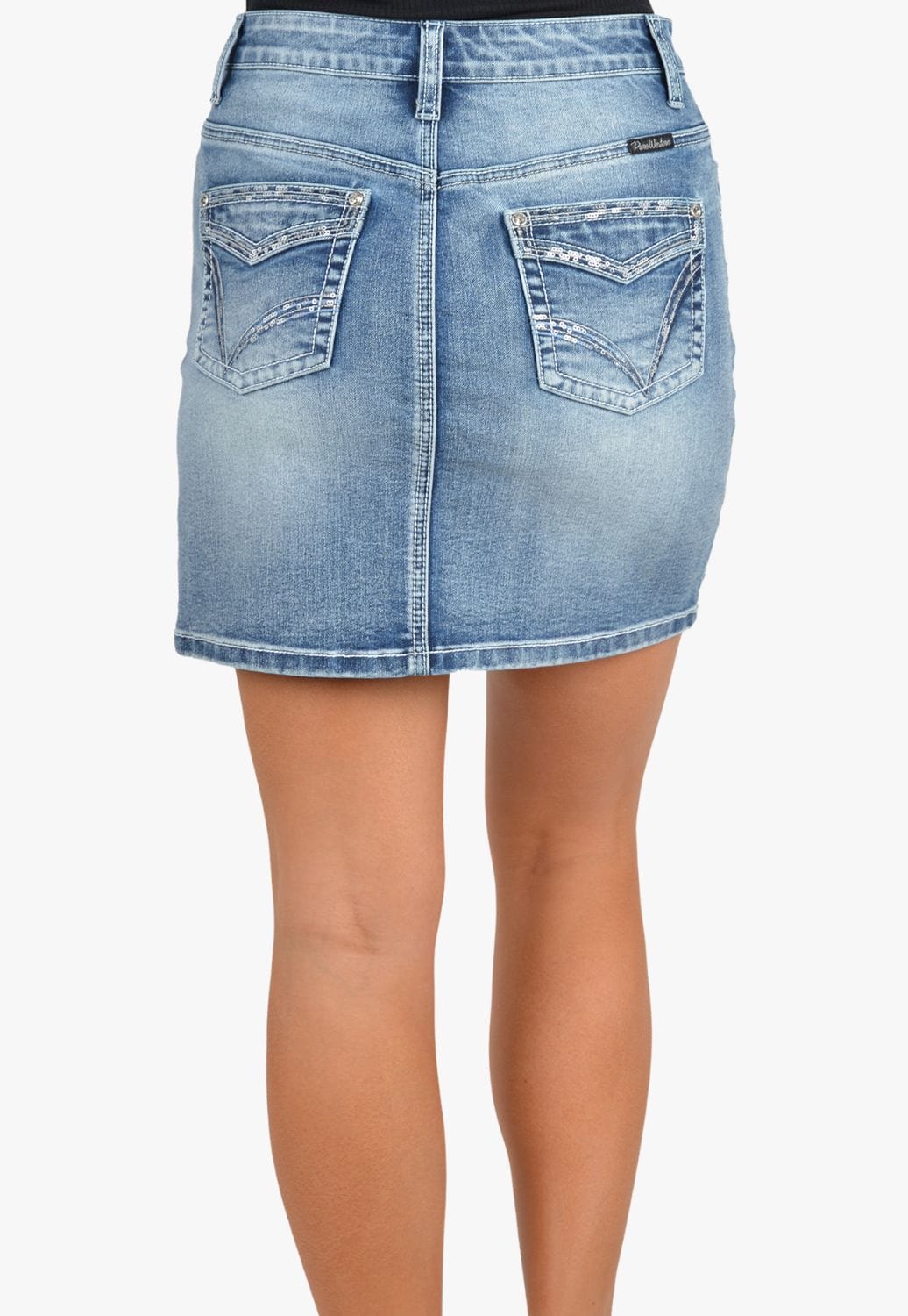 Pure Western CLOTHING-Womens Skirts Pure Western Womens Vicki Denim Skirt