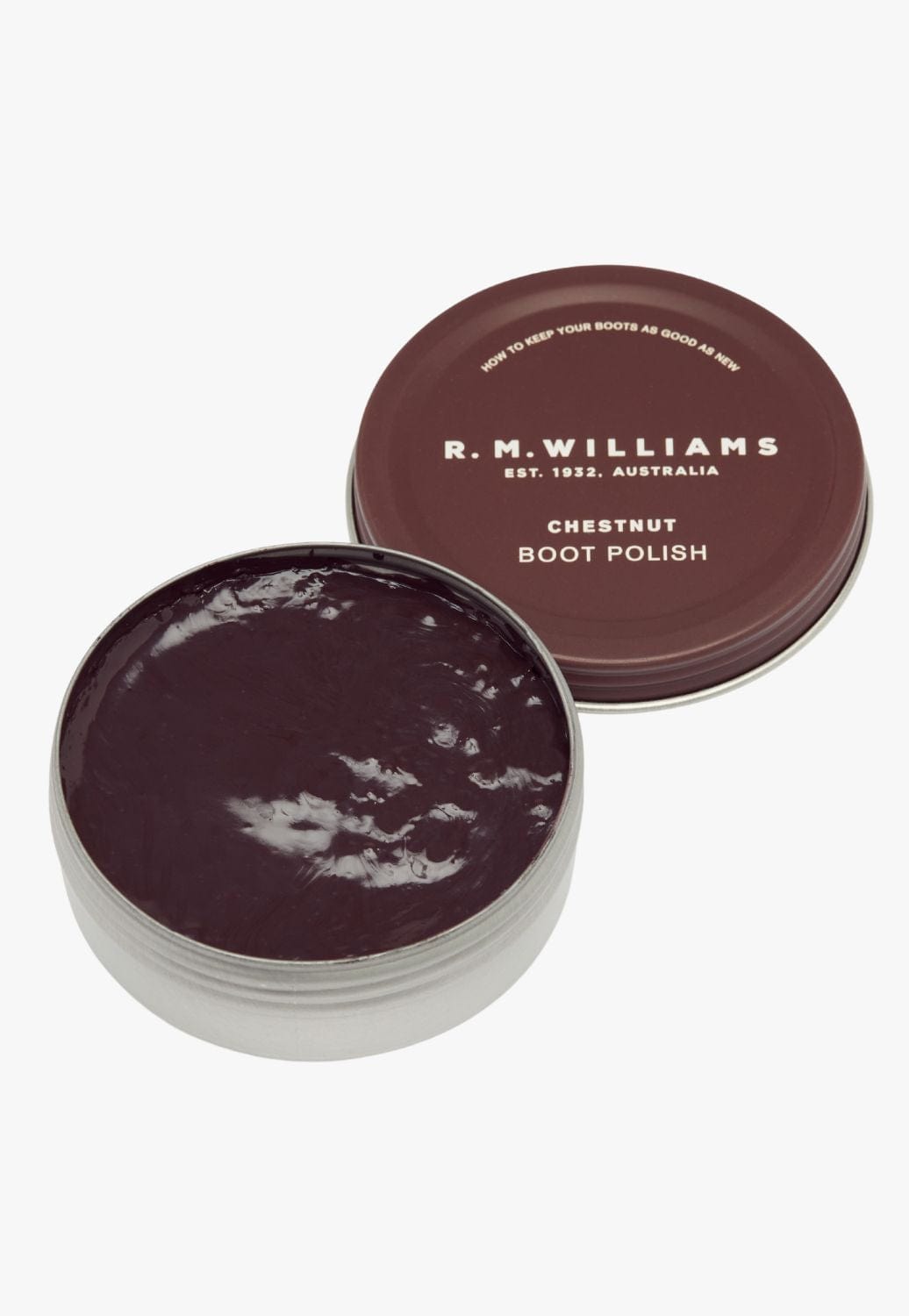 R.M. Williams FOOTWEAR - Shoe Care Polish Chestnut RM Williams Stockmans Boot Polish 70ml