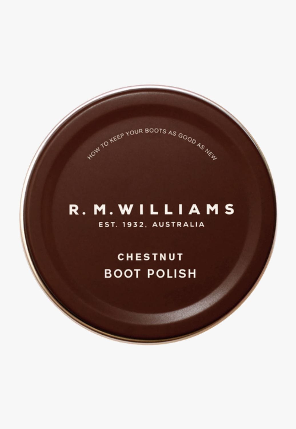 R.M. Williams FOOTWEAR - Shoe Care Polish Chestnut RM Williams Stockmans Boot Polish 70ml