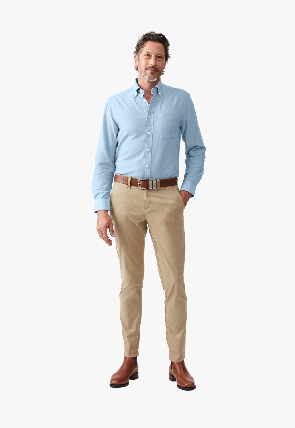 rm williams dress shirts R.M.Williams Olney Shirt - White