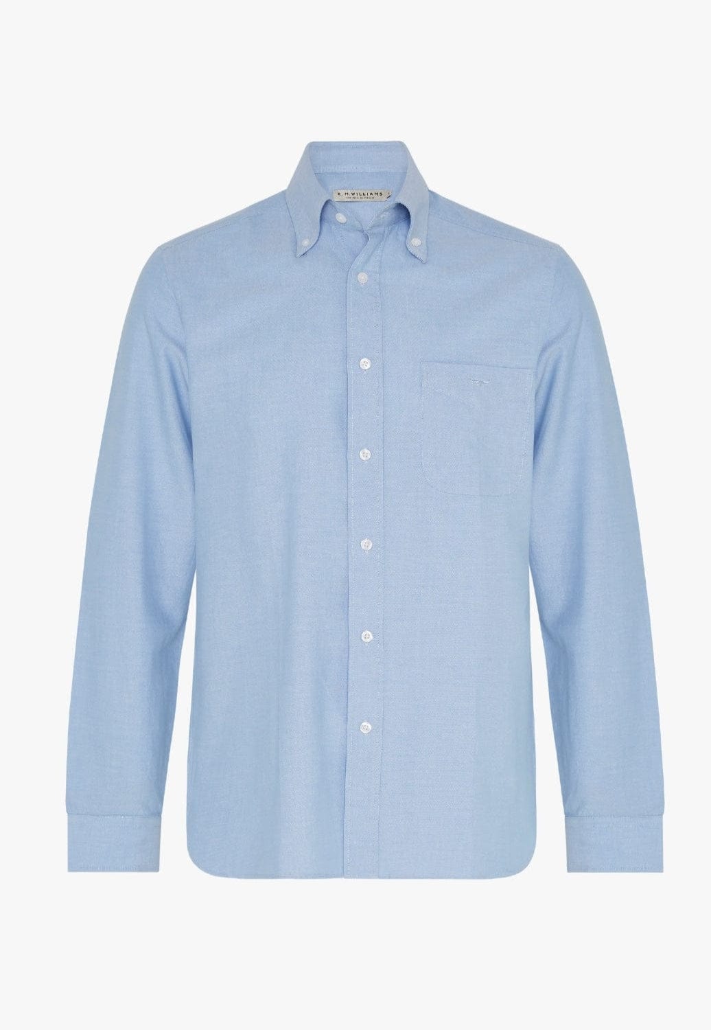 R.M. Williams CLOTHING-Mens Long Sleeve Shirts R.M. Williams Mens Collins Button Down Shirt